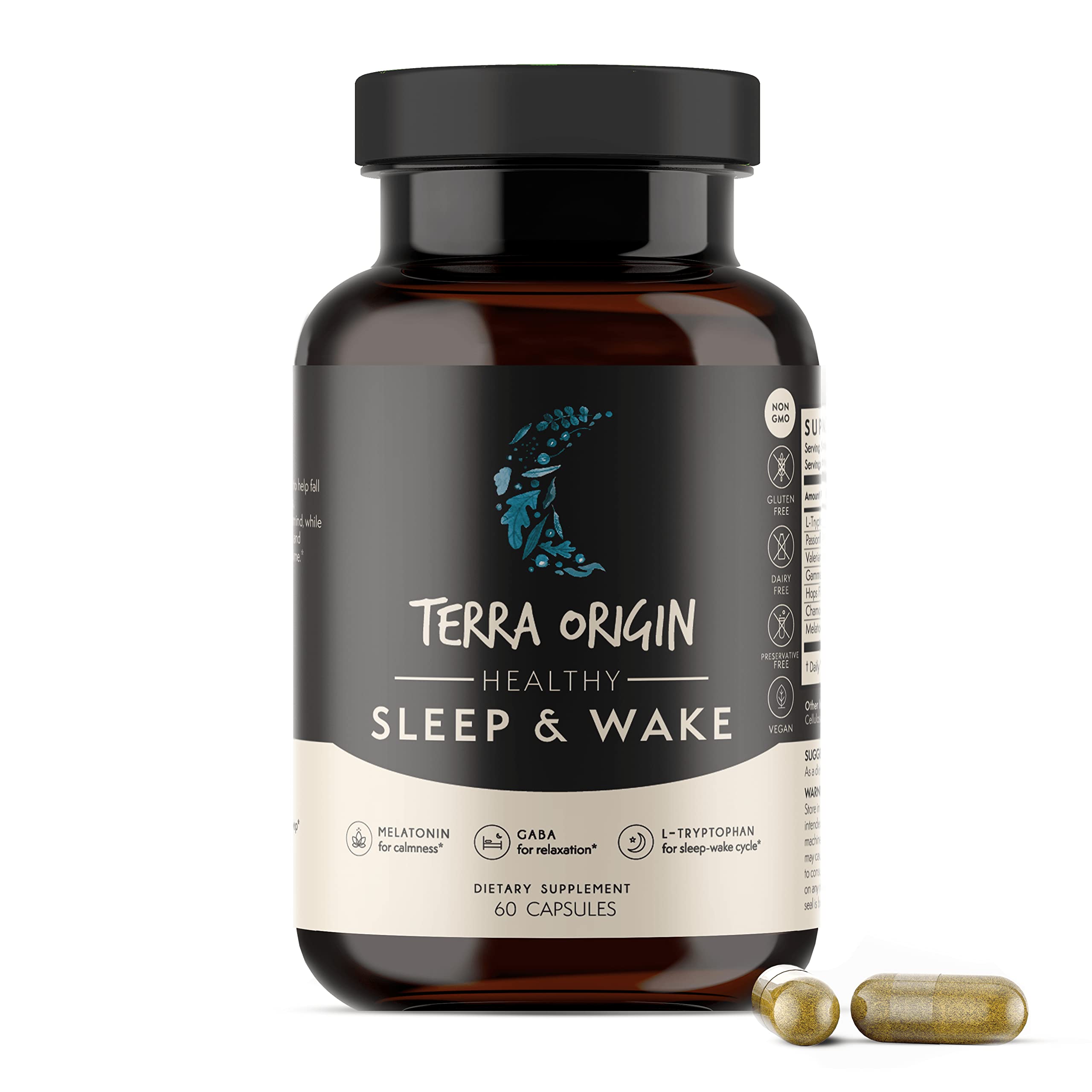 Amazon.com: TERRA ORIGIN Healthy Sleep & Wake Natural Sleep Aid